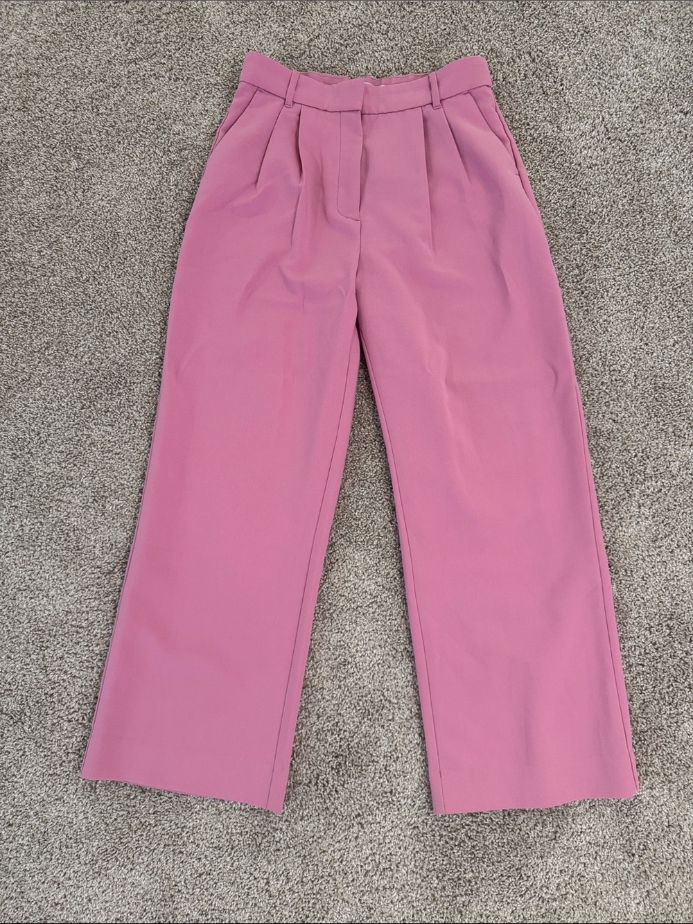 Abercrombie & Fitch Pleated High-Rise Wide-Leg Pants — 29/8S